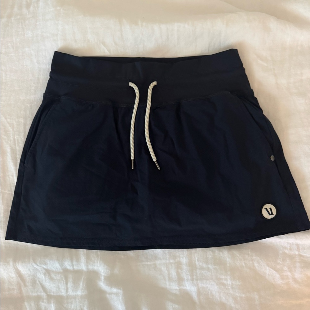 Vuori Navy Mini Skirt - Seabreeze in Ink